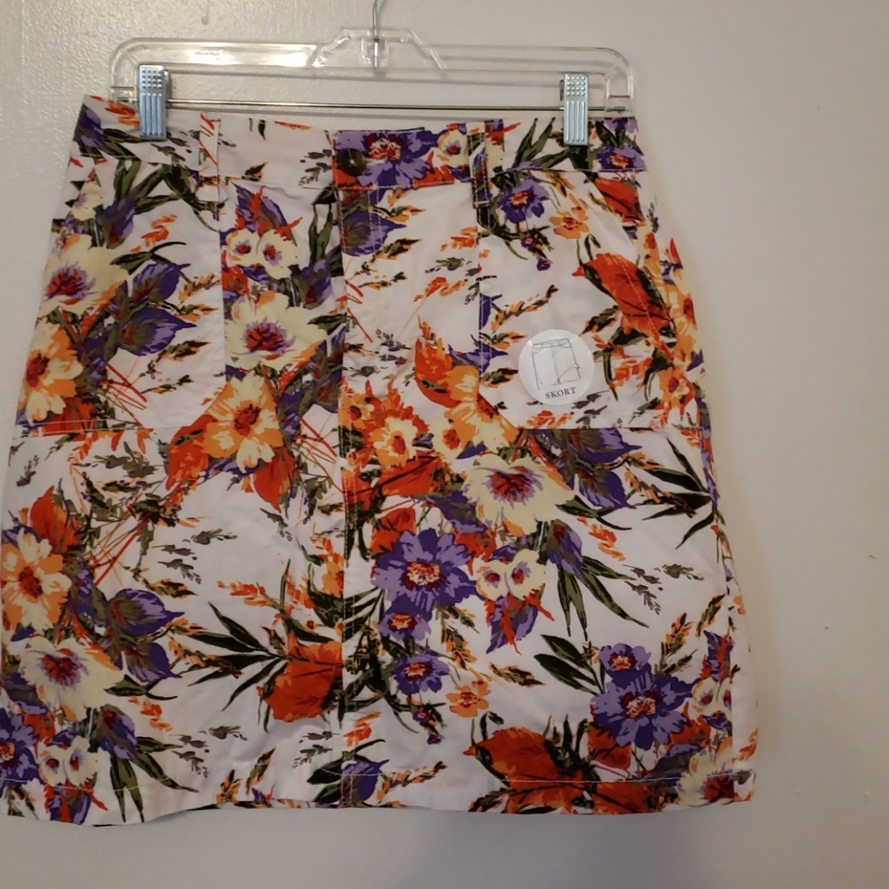Floral Skort